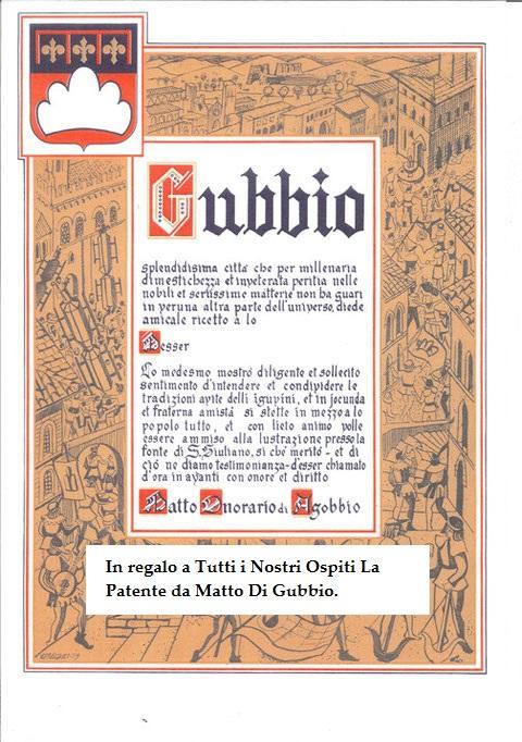 Vila La Residenza Del Bargello Gubbio Exteriér fotografie